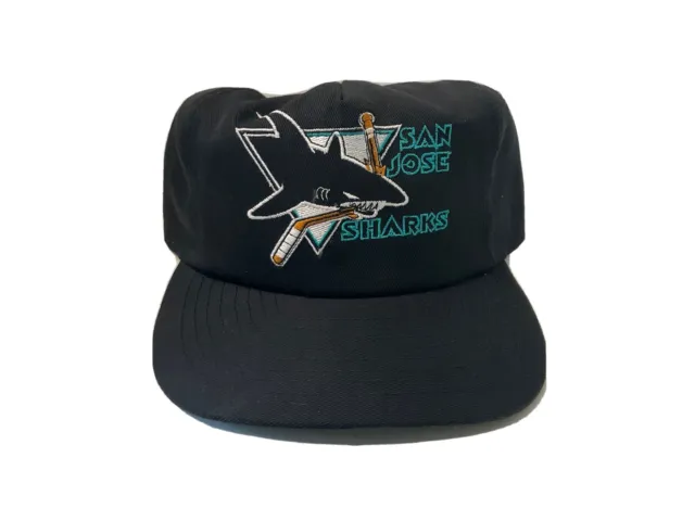 San Jose Sharks Vintage Snapback 1990s NHL Hockey hat CCM cap