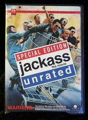 Special Edition Jackass📀 The Movie DVD Johnny Knoxville Bam Margera Steve-O