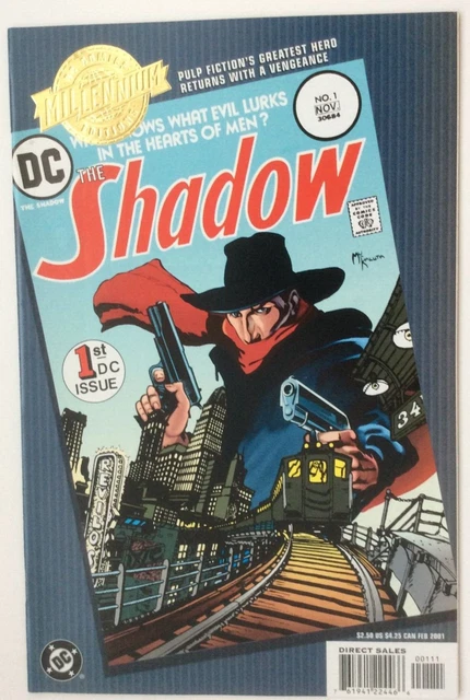 Millennium Edition: The SHADOW - #1  (February 2001) by MIKE KALUTA+DENNY O'NEIL