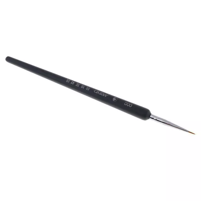 4X Pennelli punta tonda Pennello acrilico per pittura ad acquerello per unghie p 9