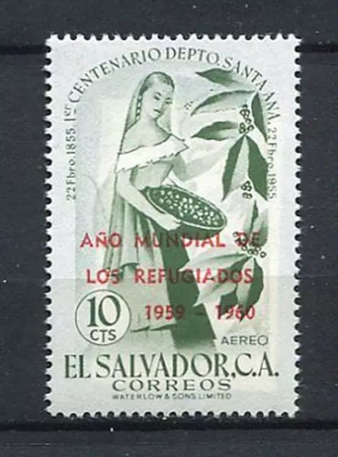 27339) EL SALVADOR 1960 MNH** Nuovi** Refugee Rifugiato 1v
