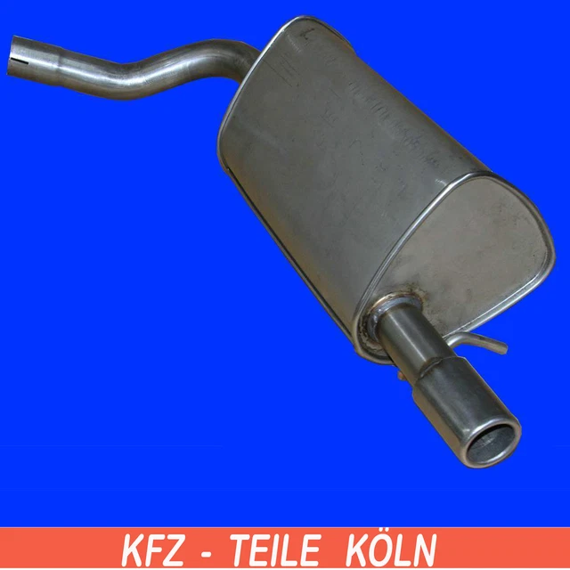 Silencieux D'échappement Ovale FMIC.Pro - Acier Inoxydable, 350 Mm (Neuf)