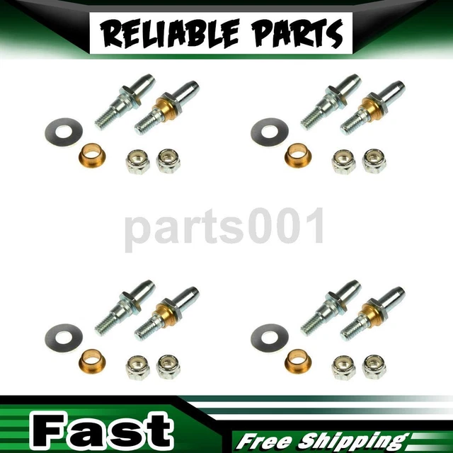 FOR Chevrolet Silverado 1500 4PCS Dorman Door Hinge Pin and Bushing Kit Rear