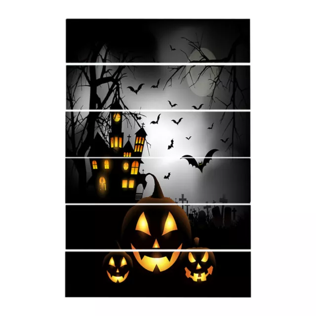 Halloween-Wandaufkleber Gruseliges Türbild Drucken Wandbilder