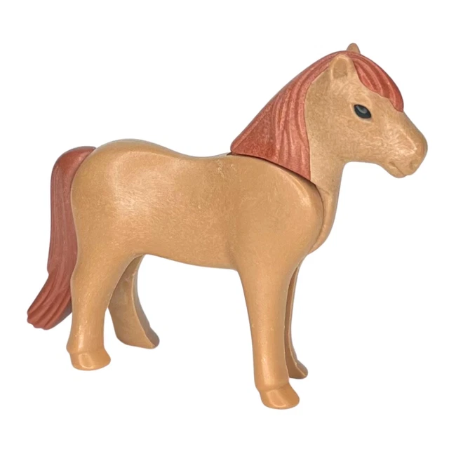 PLAYMOBIL T1102 Nicchia Per Cane Arancione E Grigia Con Ciotola - Set Fattoria E Maneggio - Usato