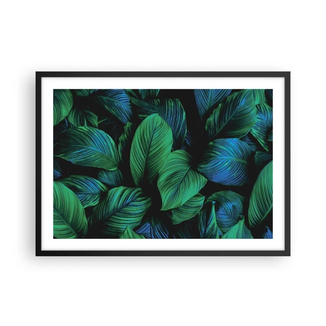 Quadro Su Tela D'oro Foglie Palme Stampe Da Parete 70x50cm Quadri Moderni Soggiorno Camera Da Letto Cucina 1 Pezzo Piccoli Decorazione Murale Wall Art Canvas Grafica Immagini AA70x50-4738 - Foto 4