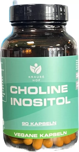 Cholin und Inositol - 250 mg - 90 Veg. Kapseln