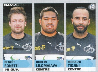CANNE # US.DAX PRO D2 STICKER PANINI RUGBY 2015 315 TERNISIEN VAN LILL SALLE 