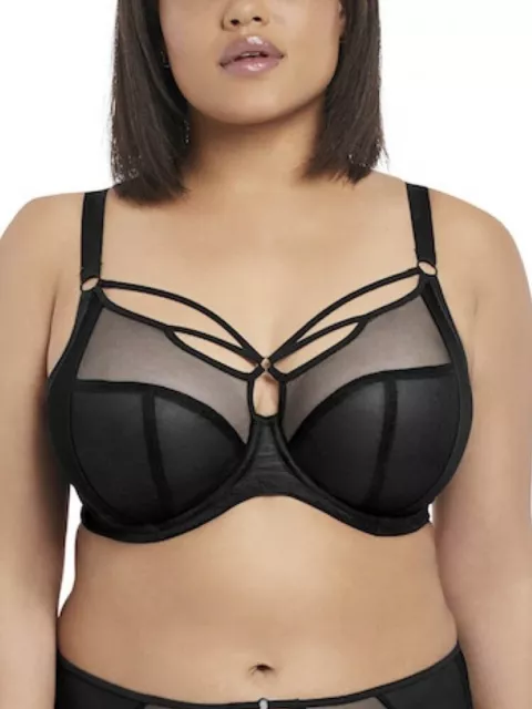 Elomi Sachi Bra Side Support Plunge Sexy Bras Underwired Plus Size Lingerie