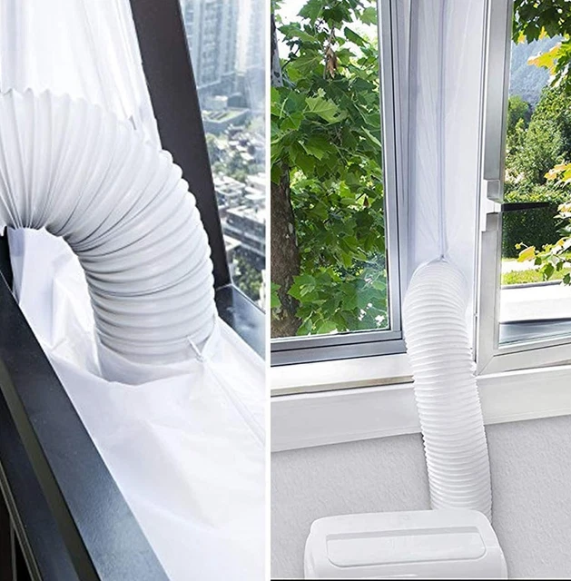 Kit de Calfeutrage Joint Fenêtre Tuyau Climatiseur Mobile Sèche-Linge Clim 400cm