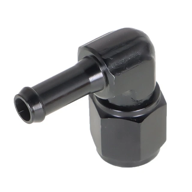 Adattatore versatile e robusto da 90 gradi da AN6 a 516 lega di alluminio nero