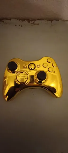 Xbox 360 Wireless  Gold Edition Controller Parts Only