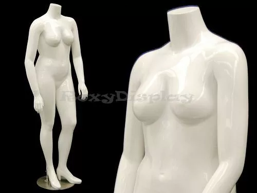 Headless Female Plus Size Mannequin Display #MD-NANCYBW2S