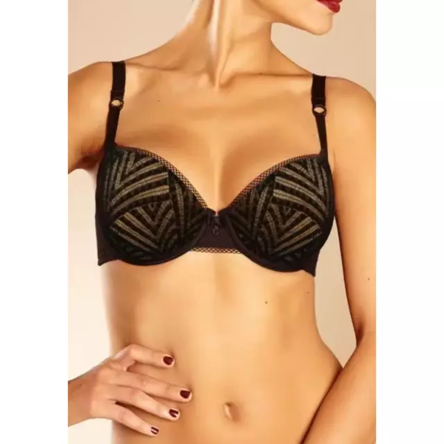 Chantelle Illusion T-Shirt Underwire Demi Bra 34D