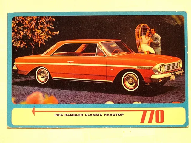 1964 Rambler Classic Hardtop 770 Postcard, Dealer Advertisment