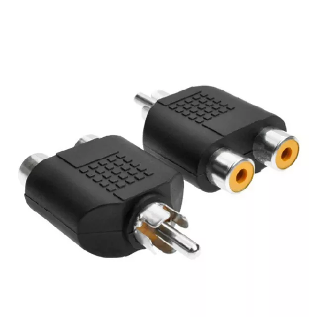 Premium RCA Stecker 1 Stecker auf Twin RCA Buchse Y Splitter Audiokabel