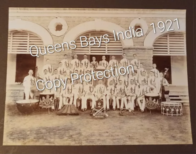 British Army Princess Royal Dragoon Guards (The Queen's Bays) Photo c.1921 India