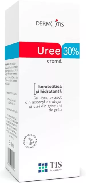 TIS - Crema con urea 30%, per rimozione cicatrici, eczemi, cheratosi, psoriasi.