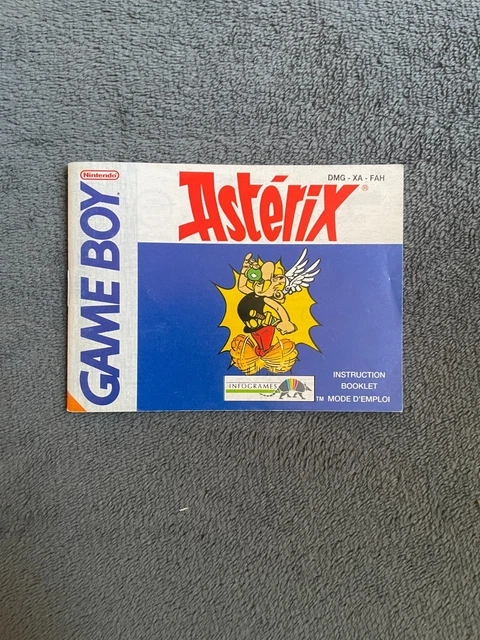 NOTICE NINTENDO GAME Boy "Wario Blast" Pal Fah Mode D'emploi Original
