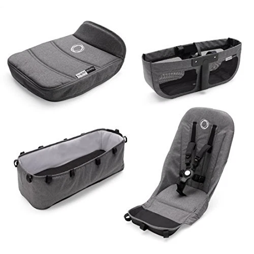 Bugaboo Donkey2 Base Fabrics, Grey Melange Bugaboo Donkey2 Base Fabrics, Grey Melange