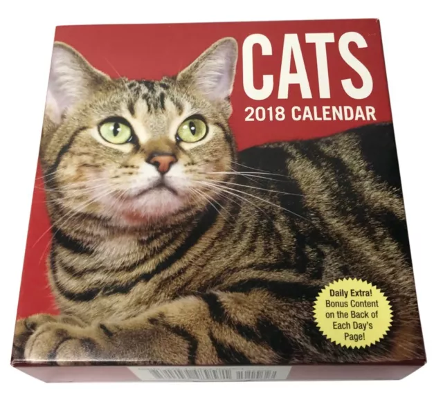 Cats 2018 Desk Calendar Andrews McNeel Publishing New