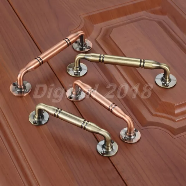 128mm/155mm Vintage Cabinet Handle Pulls Cupboard Door Drawer Furniture Knobs