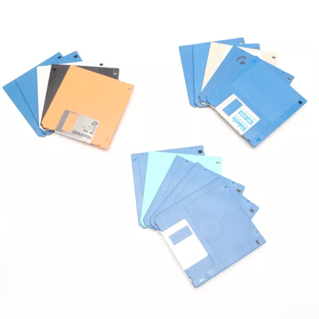 15 x Assorted DS DD 3.5" Floppy Disks - 720KB - 2