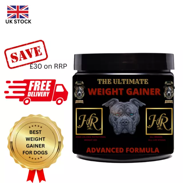 Dog Weight Gainer Hench Range Healthy Weight Gain for All Breeds