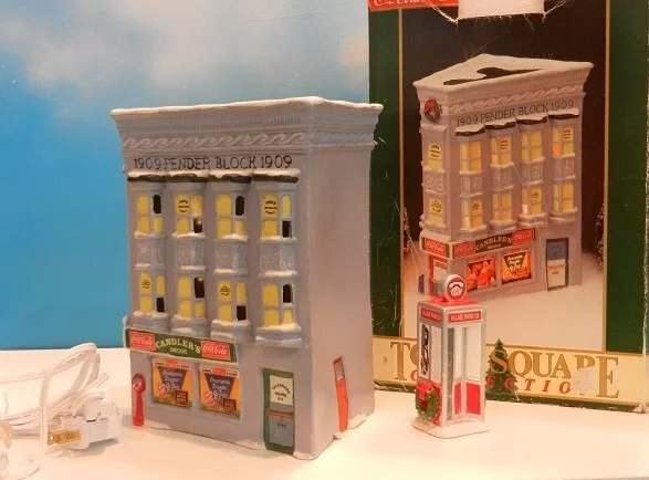 Department 56 Snow Village Coca Cola Town Square Candler’s Drugs, # 7100