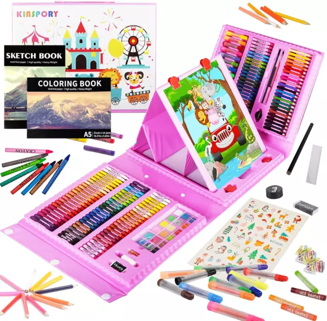 Art Set for Kids, 228 PCS Art Kits for Kids, Deluxe Painting Art Set, Coloring