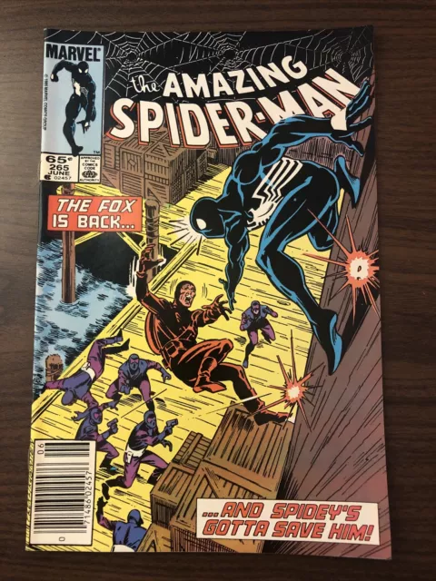 Amazing Spider-Man 265 Marvel Comics 1985 Newsstand 1st Silver Sable