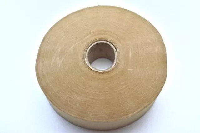 Cinta de papel engomado - Cinta de papel marrón engomada tradicional - 36 mm de ancho