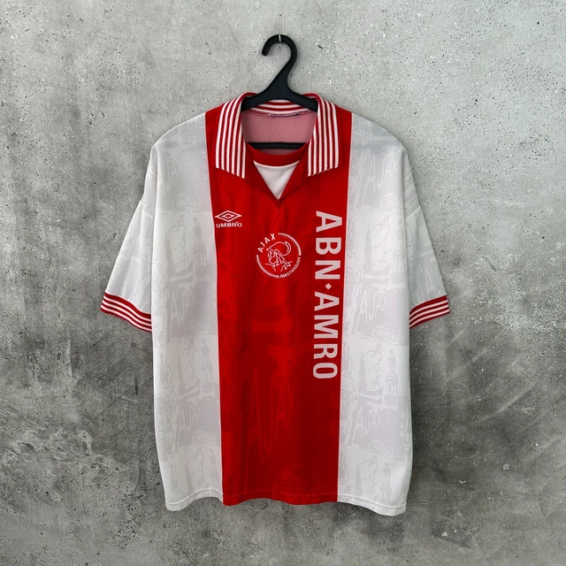 Ajax Amsterdam 1996 - 1997 Home football shirt jersey Umbro Size Y Youth