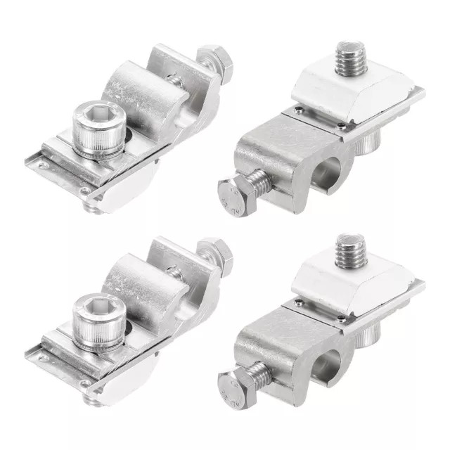 Solaire Panneau Cosses Mise Terre Solaire Terrain Clip M6 x 1mm pour Tube Kit 4