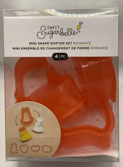 Sweet Sugarbelle Romance Mini Shape Shifter 4 Piece Set Cookie Cutters