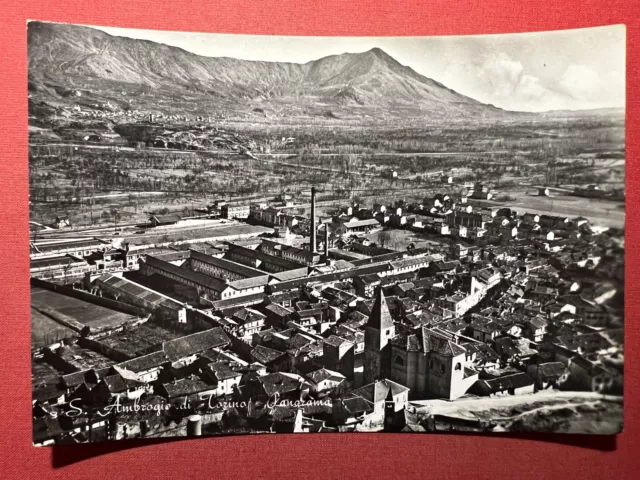 Cartolina - Sant'Ambrogio di Torino - Panorama - 1955 ca.