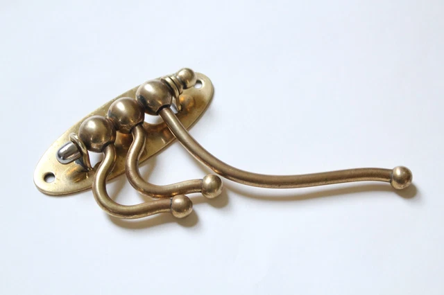 antique three arm swing towel bar holder | brasscrafters vtg victorian towel old