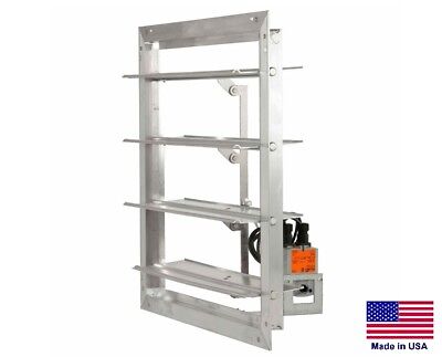 Dayton Intake Shutter,Vertical,Aluminum,48 In. SA48SW