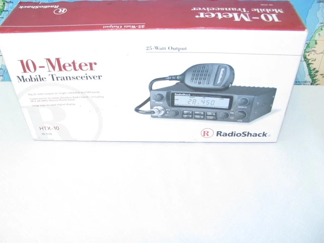 Radio Shack Model Htx-10 10 Meter Mobile Transceiver In Original Box! Radio Shack Model Htx-10 10 Meter Mobile Transceiver In Original Box!