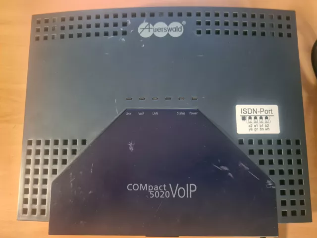 Auerswald COMpact 5020 VoIP Telefonanlage mit S0, Up0 und 10 Analog Ports