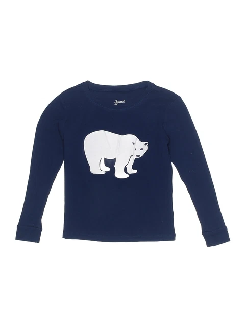 Leveret Girls Blue Long Sleeve T-Shirt 10