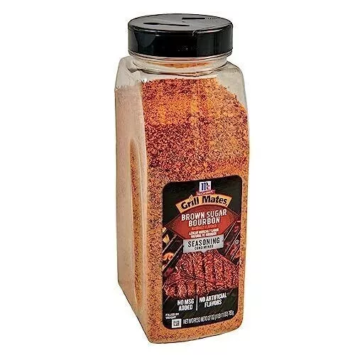 McCormick Grill Mates Brown Sugar Bourbon Seasoning, 27 oz - One 27 Ounce