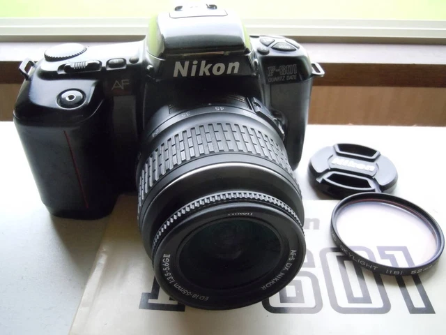 FULLY FUNCTIONAL NIKON F-601 Quartz Date film SLR camera $69.92