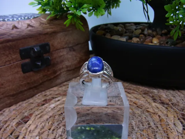 925 Silber Ring mit lapis Lazuli Gr. 18,1 mm / 57 Artnr. R.1332