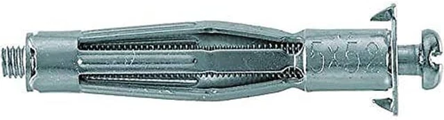 fischer 519775 HM Hohlraumbefestigung, silber, 5x65 Schraube