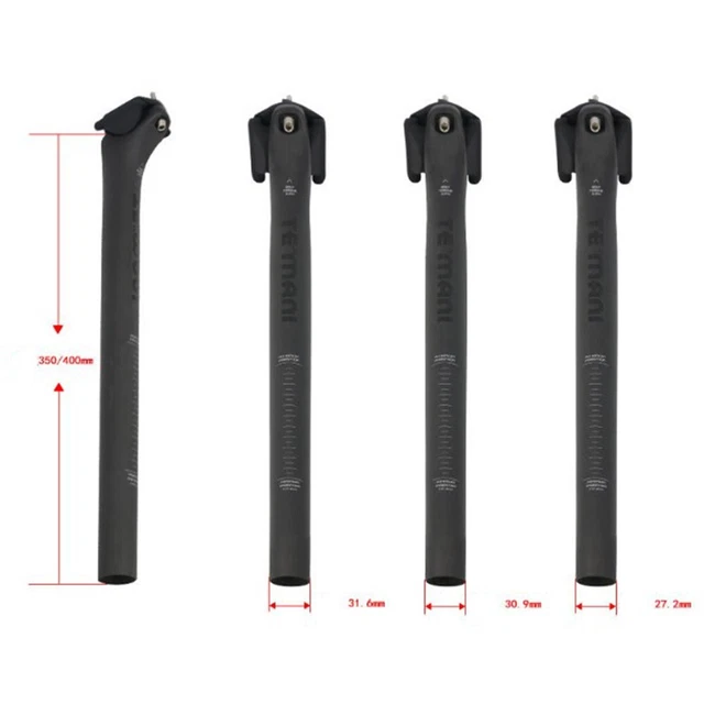 Tige De Selle Carbone Heylight - 27,2 X 260 Mm, 177g, Alliage Titane (occasion)