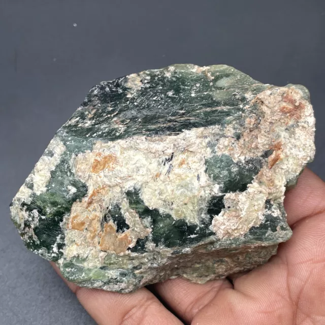 660 Cts Natural Deep Green Serpentine Rough loose Gemstones