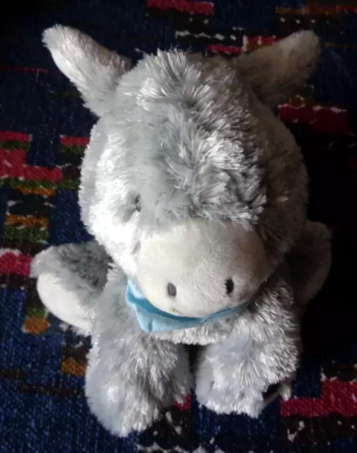 Rb/ Doudou Peluche Kaloo Ane Gris Regliss Foulard Bleu 18 Cm  Kom 9