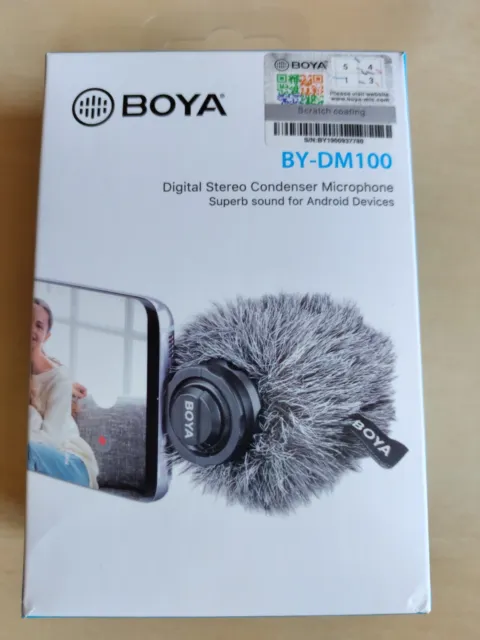 BOYA BY-DM100 USB-C Digital Stereo condenser Microphone - Android
