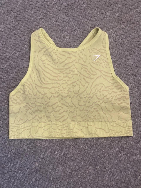 Gymshark Women’s Adapt Seamless Crossover Sports Bra Hybrid Firefly Yellow Gymshark Women’s Adapt Seamless Crossover Sports Bra Hybrid Firefly Yellow